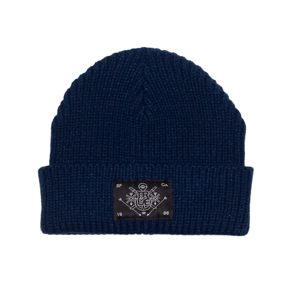 True Burning Bridges Waffle Beanie Navy