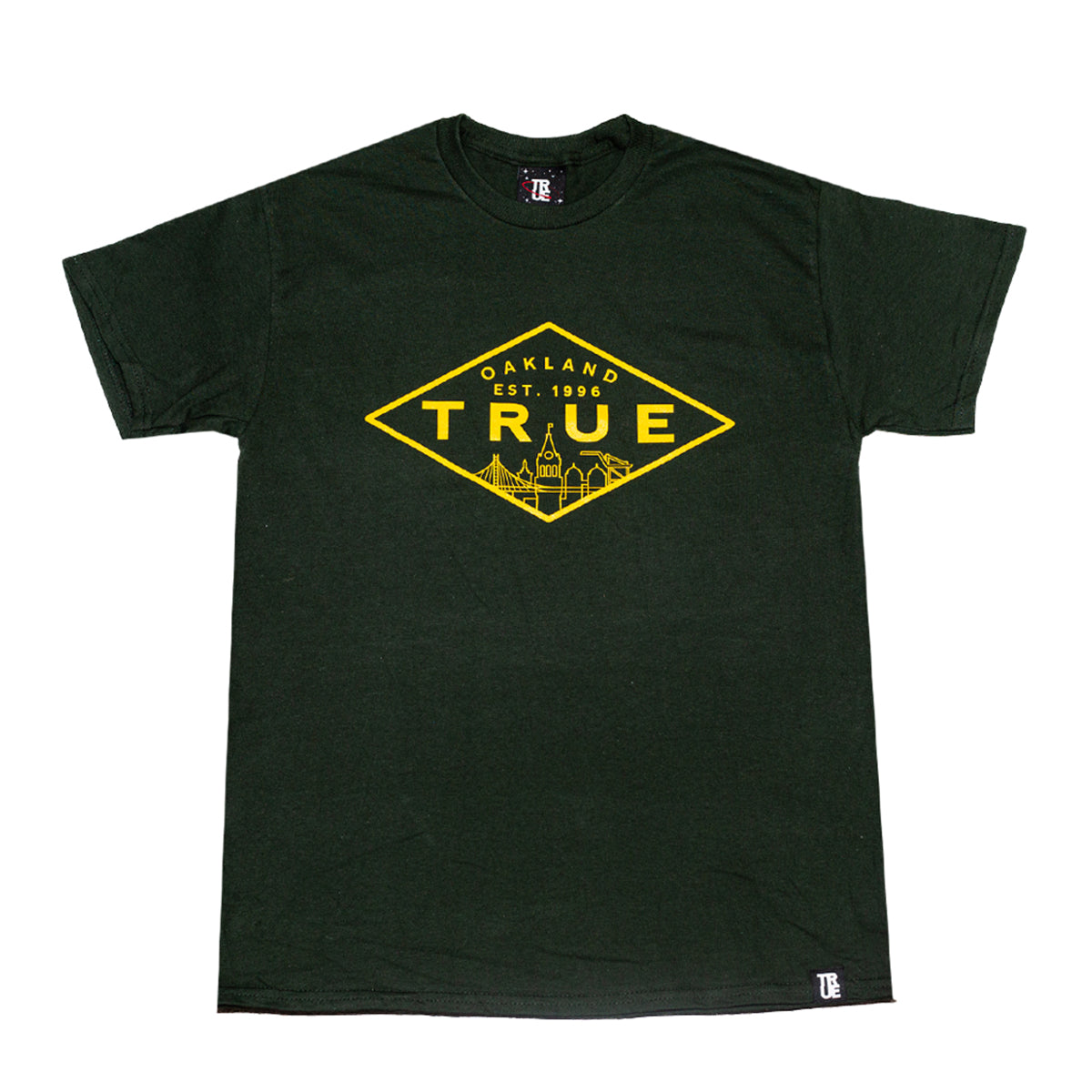 Men's True Established Basic Oakland T-Shirt Green