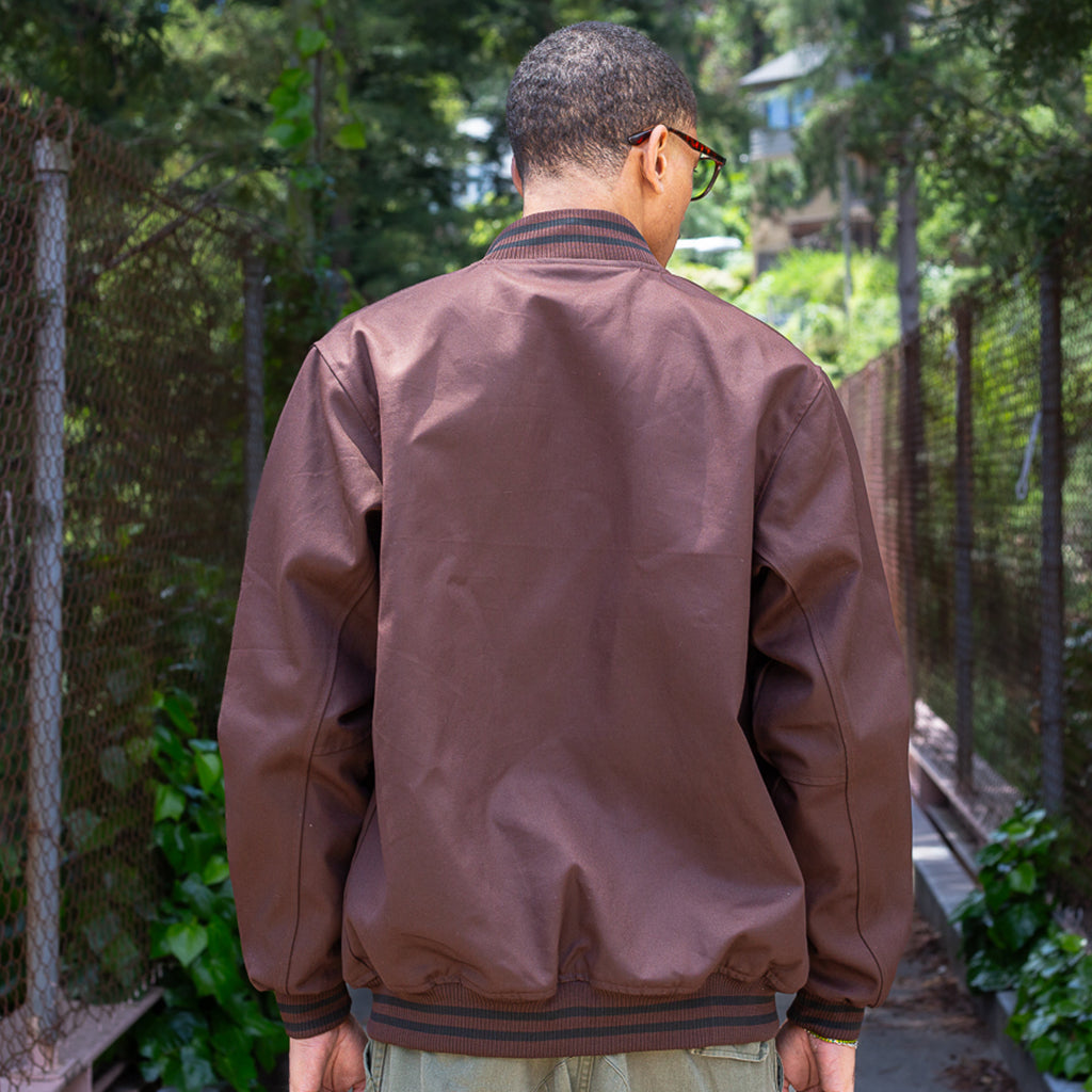 Men's True General Purpose Varsity Jacket Brown