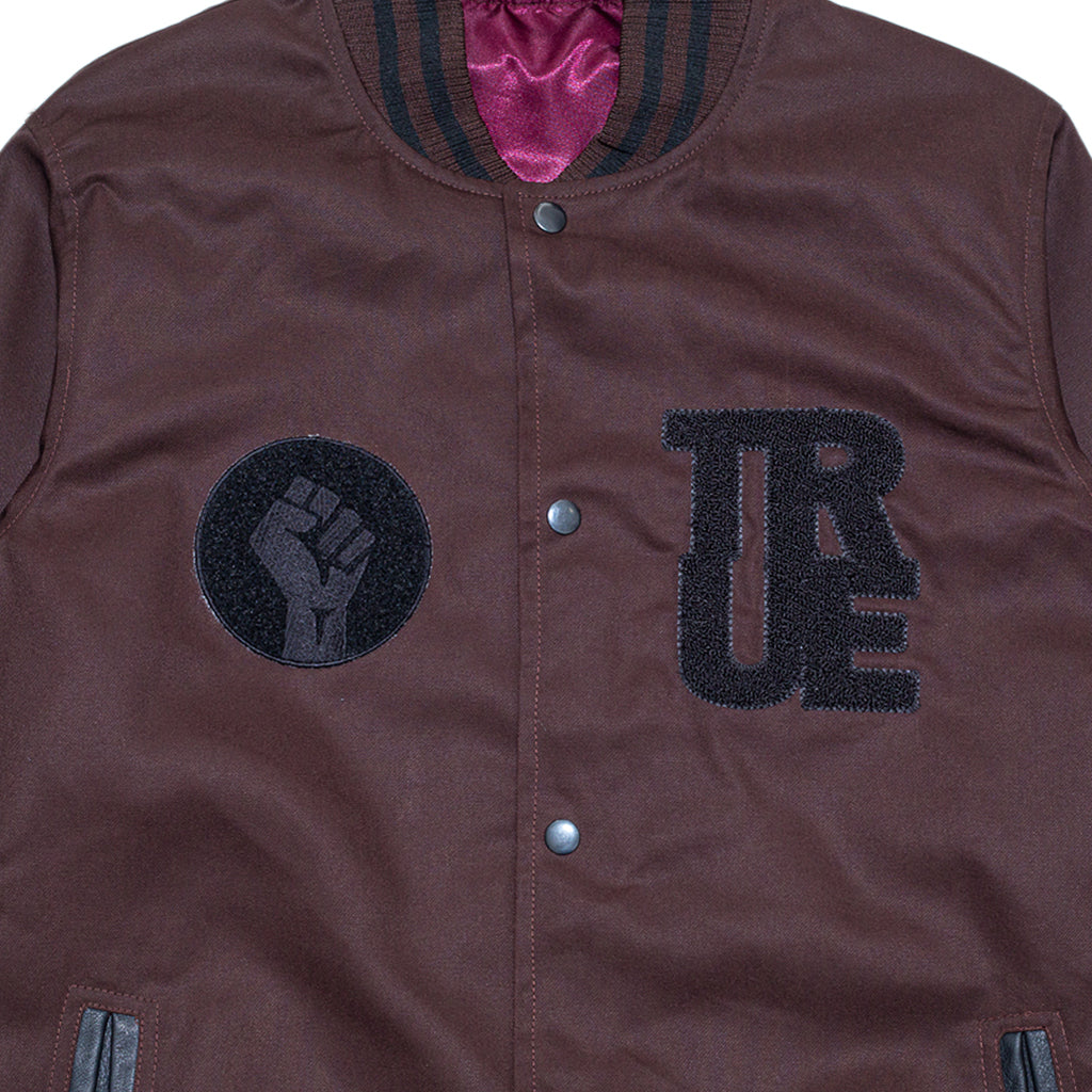 Men's True General Purpose Varsity Jacket Brown