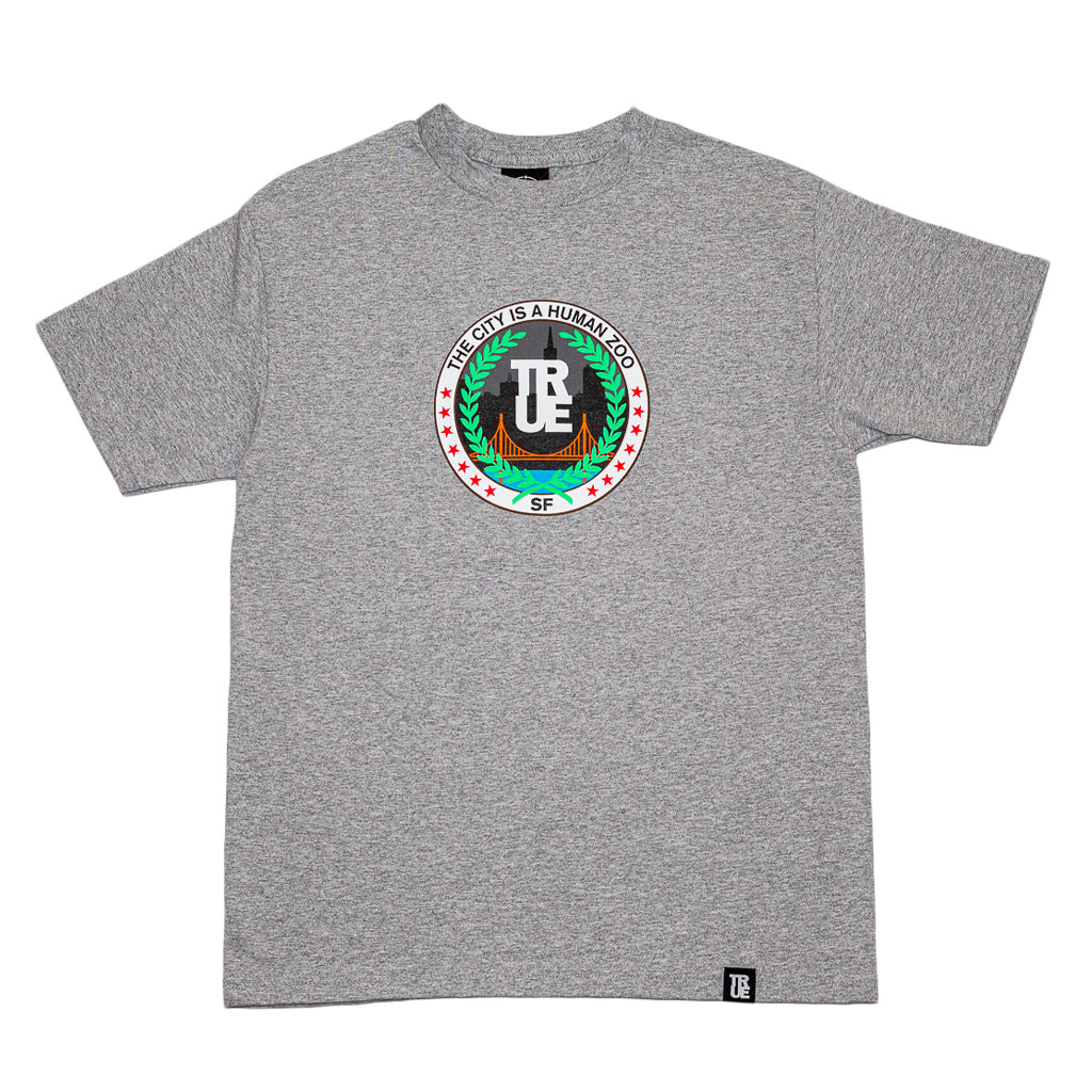 Men's True Human Zoo SF T-Shirt Heather Grey