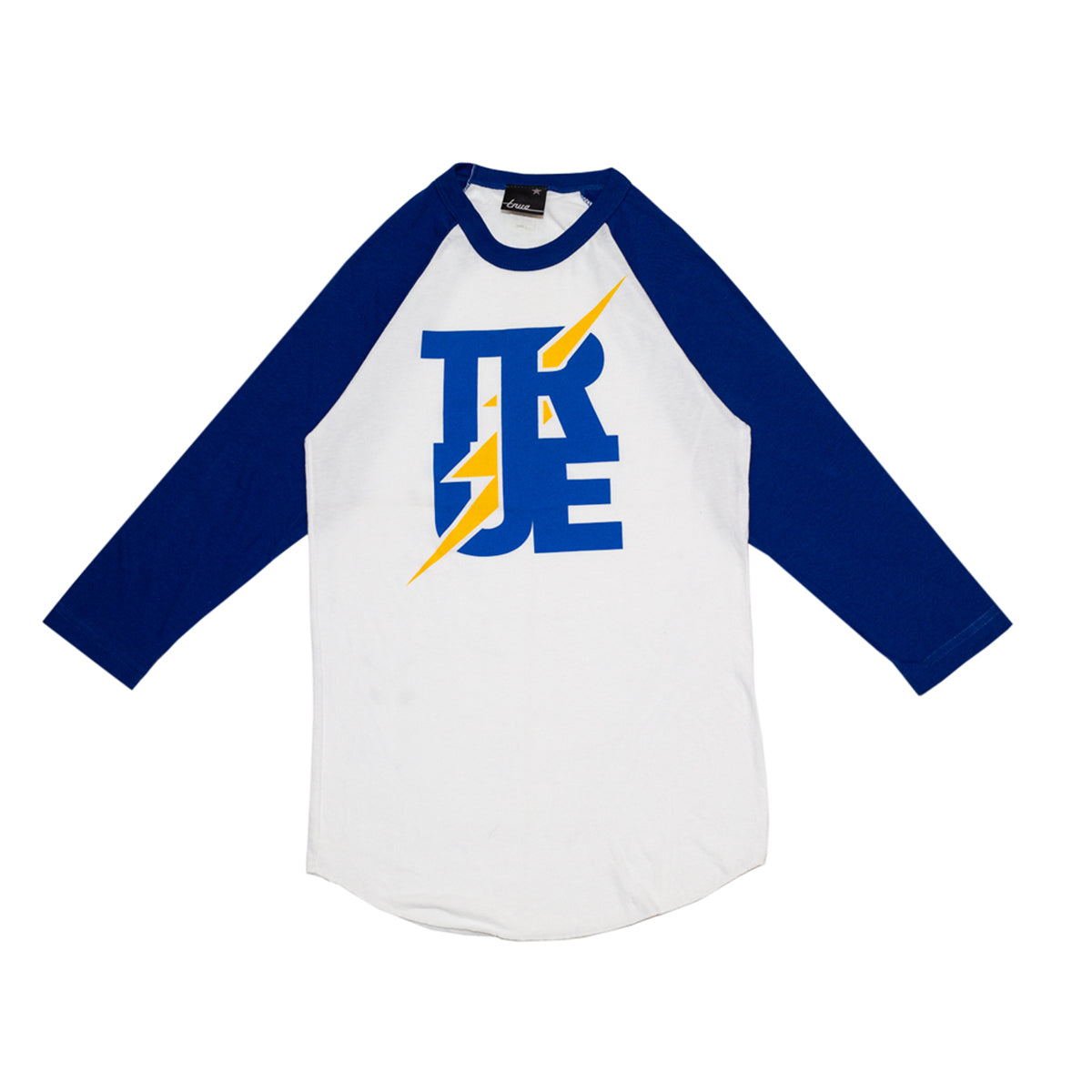 Women's True Bolt Raglan T-Shirt White/Blue