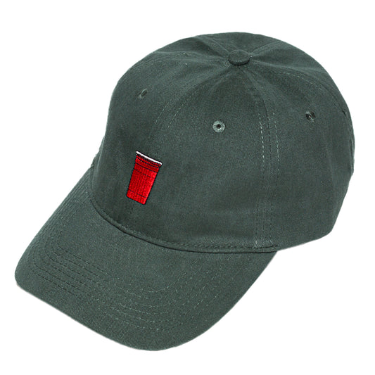 True Red Cup Dad Hat Green
