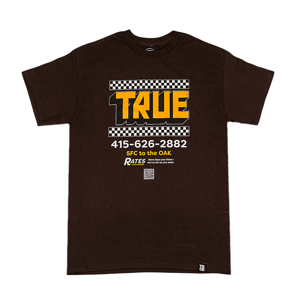 Men's True Taxi T-Shirt Brown