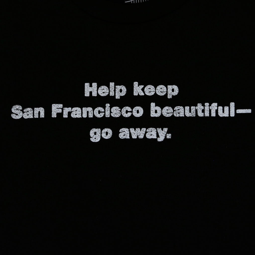 Mens SFCA Go Away T-Shirt Black - Shop True Clothing