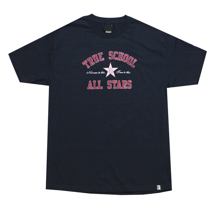 True Mens All Stars T-Shirt Navy - Shop True Clothing