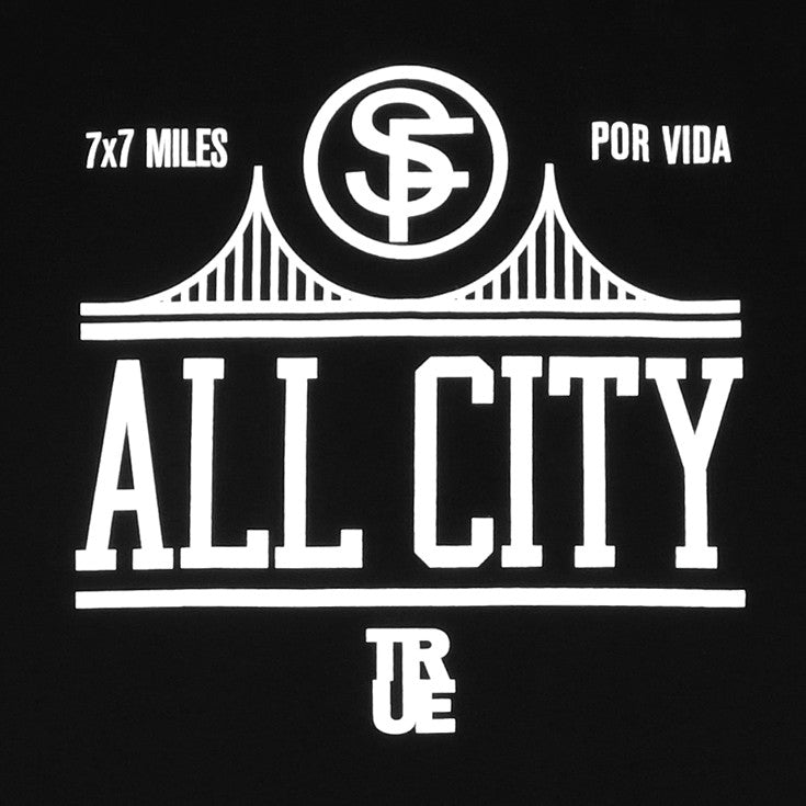 Mens True All City T-Shirt Black - Shop True Clothing