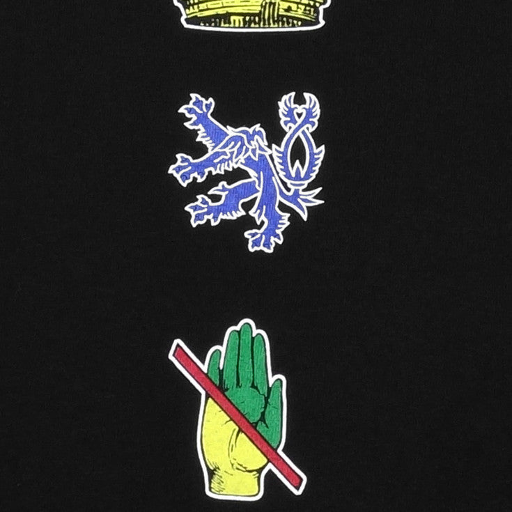 Mens Avoiding Raglan T-Shirt Black - Shop True Clothing