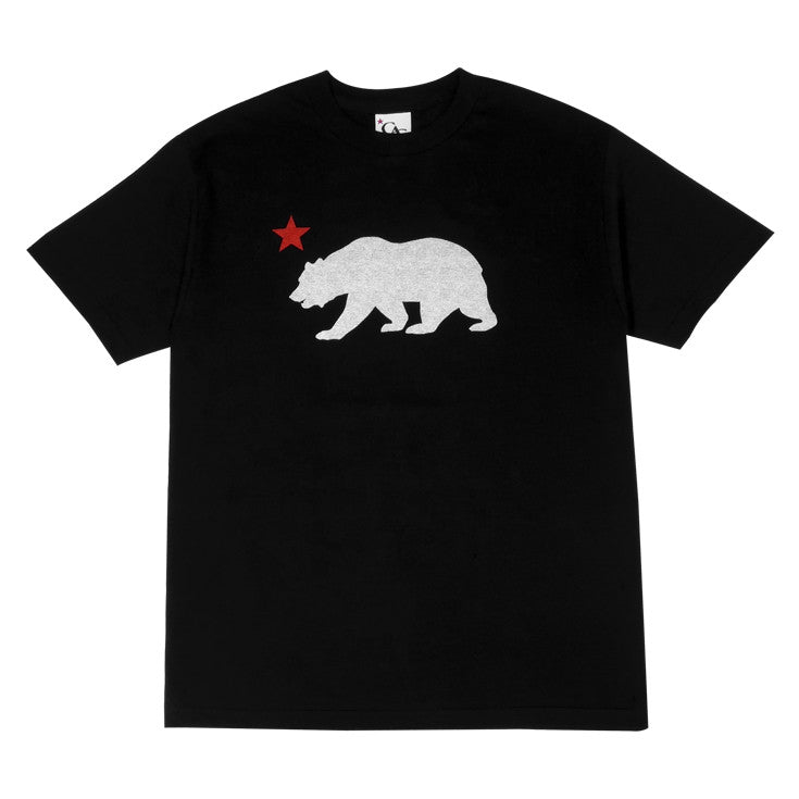 Mens Cali Bear Star T-Shirt Black - Shop True Clothing