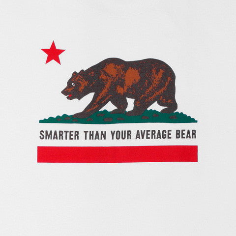 Mens Cali Bear T-Shirt White - Shop True Clothing