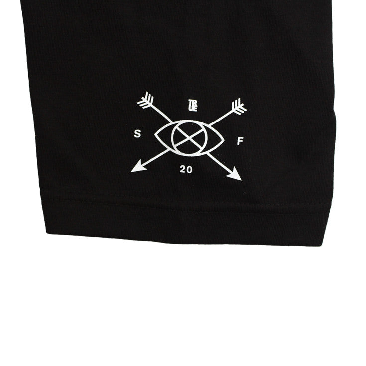 Mens True Burning Bridges T-Shirt Black - Shop True Clothing