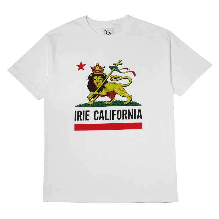 Mens Cali Lion T-Shirt White - Shop True Clothing