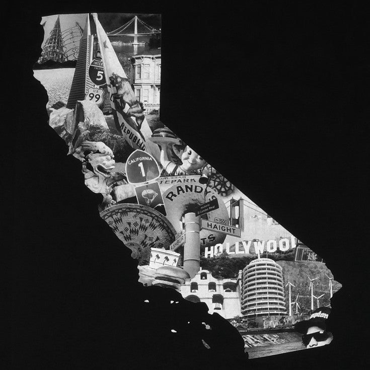 Mens Cali Photo T-Shirt Black - Shop True Clothing