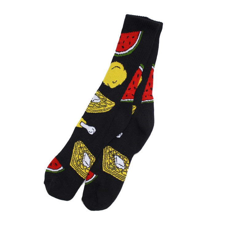 Chicken Socks Black - Shop True Clothing