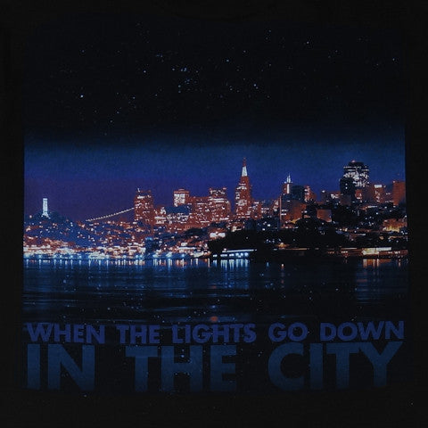 Mens SFCA City Lights T-Shirt Black - Shop True Clothing