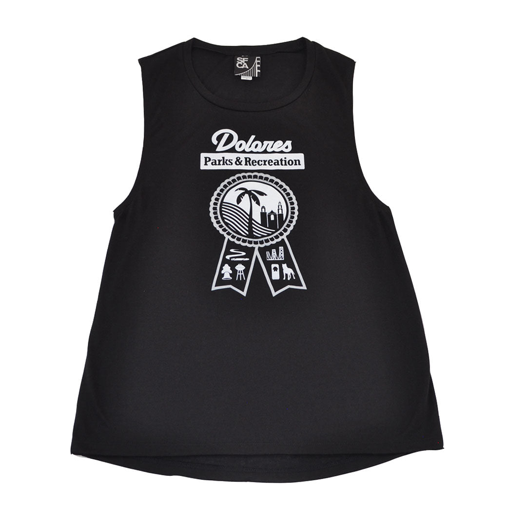 Womens SFCA Park & Rec Tank Top Black - Shop True Clothing