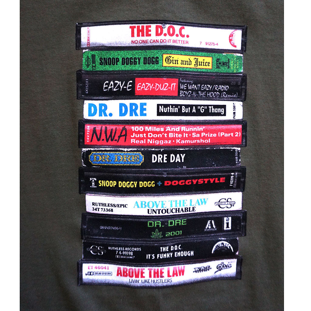 Mens Ongaku Dre Day T-Shirt Olive