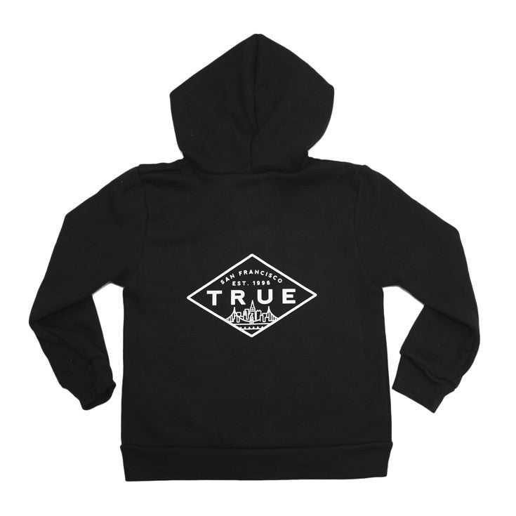 Kids True Established Hoodie Black - Shop True Clothing