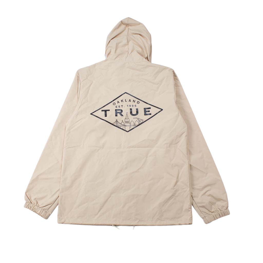 True Men's Established Oakland Rain Jacket Tan