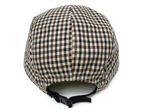 True Grown Man Plaid Camp Cap Tan - Shop True Clothing