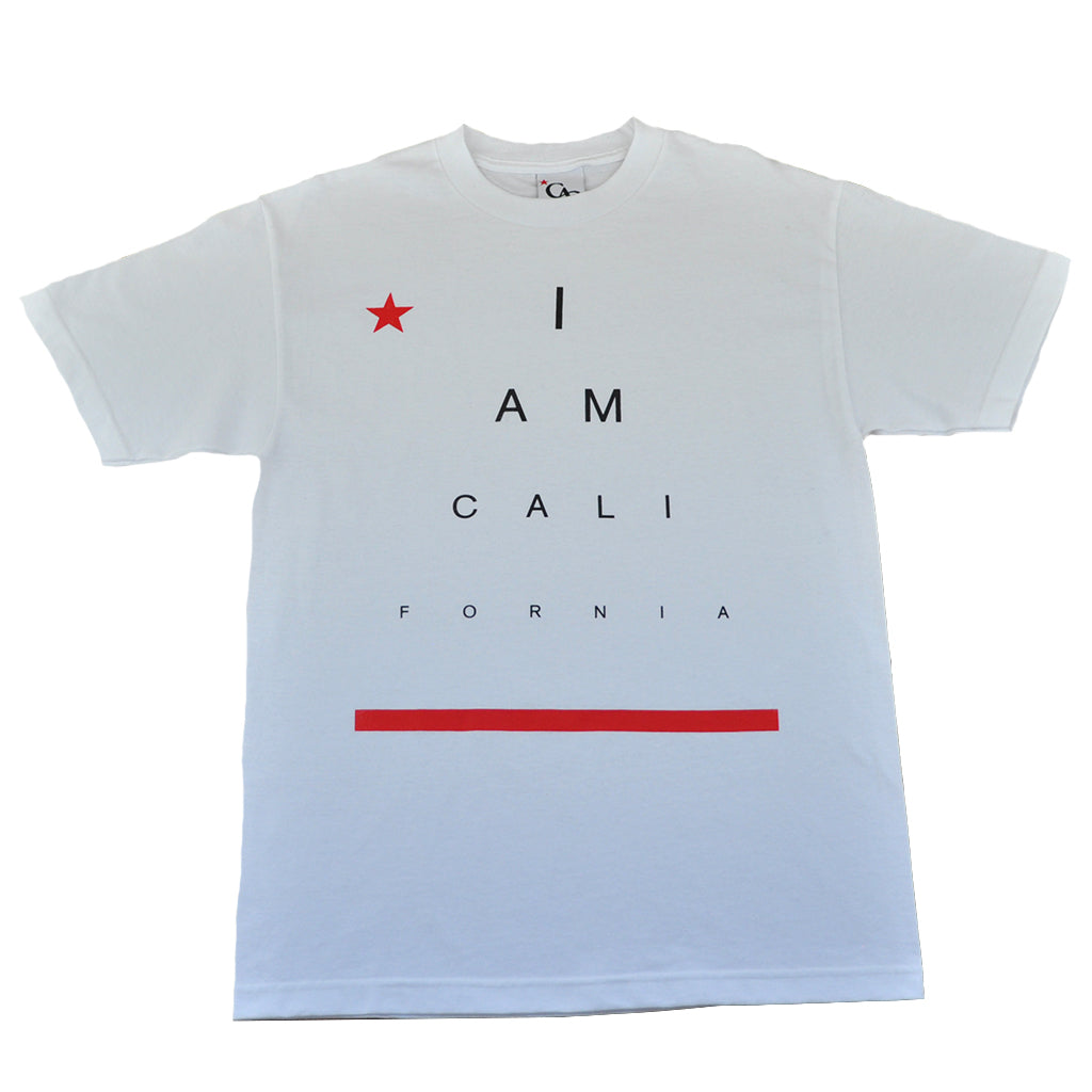 Mens Cali I Am T-Shirt White - Shop True Clothing