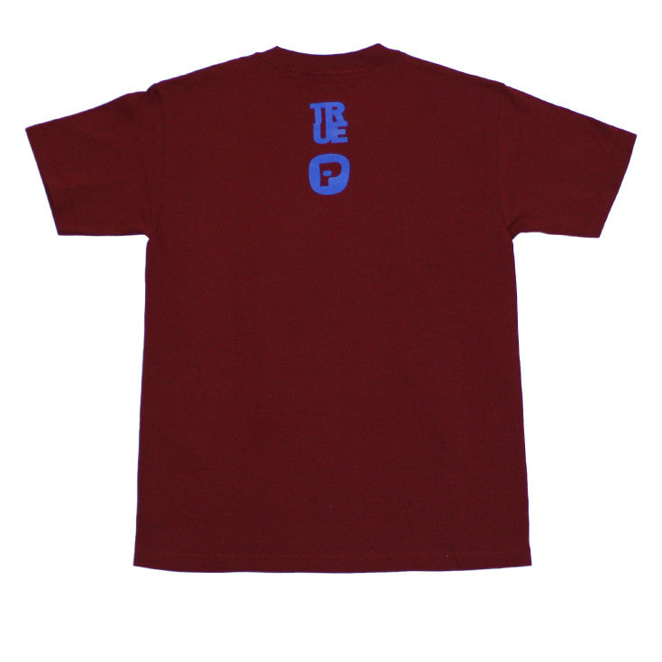 Mens True x Papalote Ingredients T-Shirt Burgundy - Shop True Clothing
