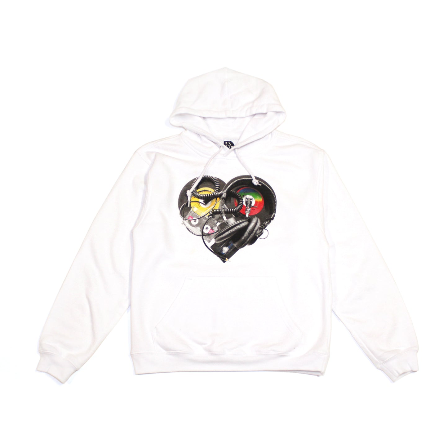 Ongaku Womens In Love Hoodie White - Shop True Clothing