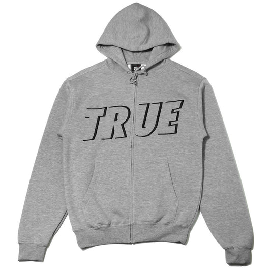 Mens True Just Use It Zip Hoodie Heather Grey - Shop True Clothing