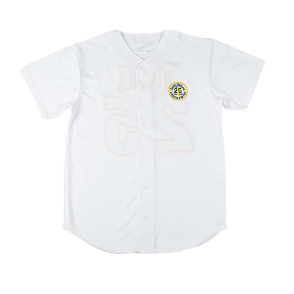 Men's Kuya 25 Baseball Jersey White