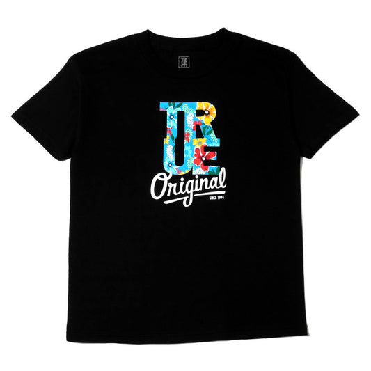 Kids True Floral T-Shirt Black - Shop True Clothing
