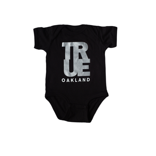 Kids True Logo Oakland One Piece Black