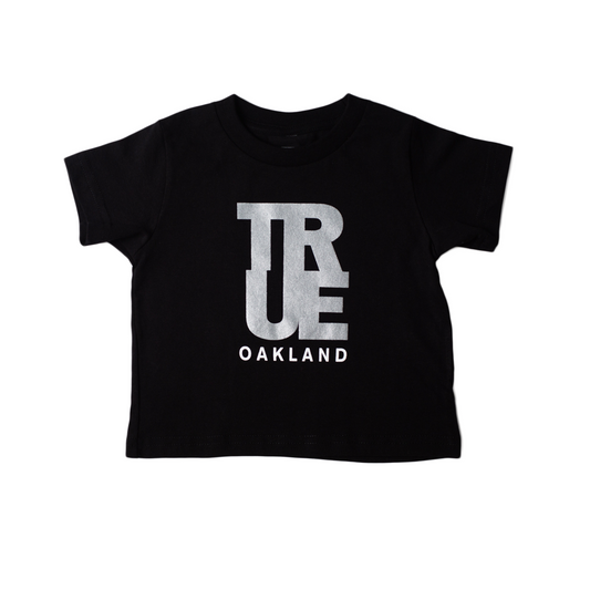 Kids True Logo Oakland T-Shirt Black