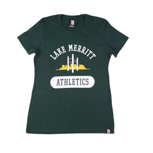 True Women's Lake Merritt Athletics T-Shirt Green