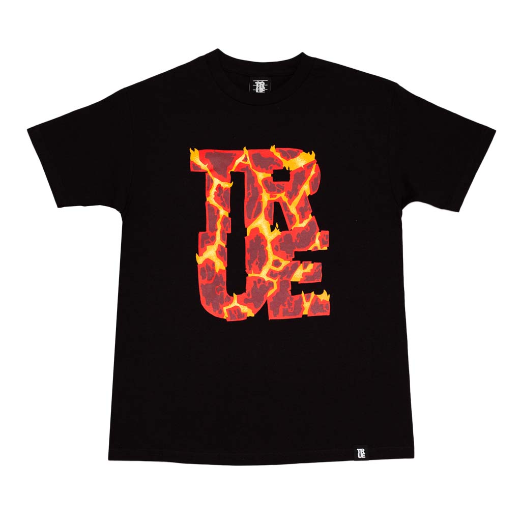 True Men's Logo Warming T-Shirt Black