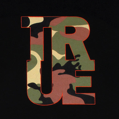 Mens True Logo Camo T-Shirt Black - Shop True Clothing