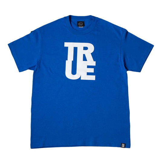 Mens True Logo T-Shirt Royal/White