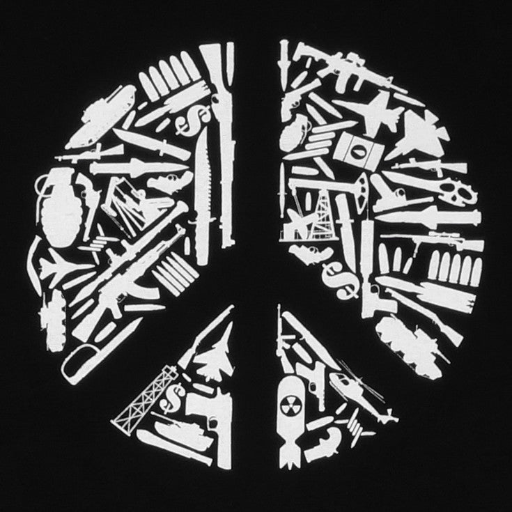 Womens True No Peace T-Shirt Black - Shop True Clothing