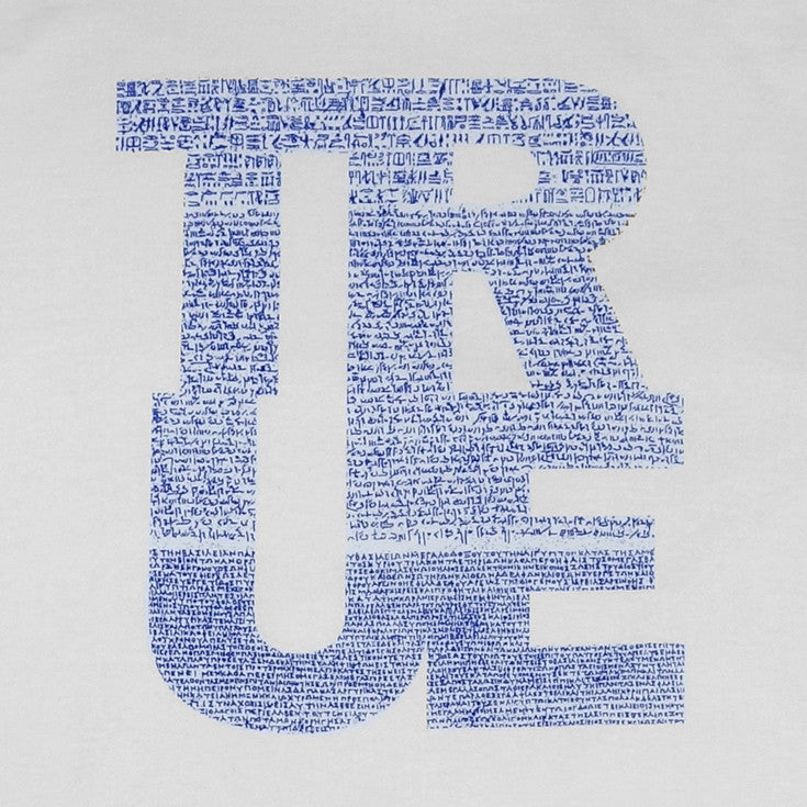 Mens True Rosetta T-Shirt White - Shop True Clothing
