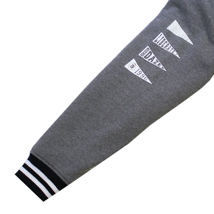True Mens School Daze Varsity Jacket Black - Shop True Clothing