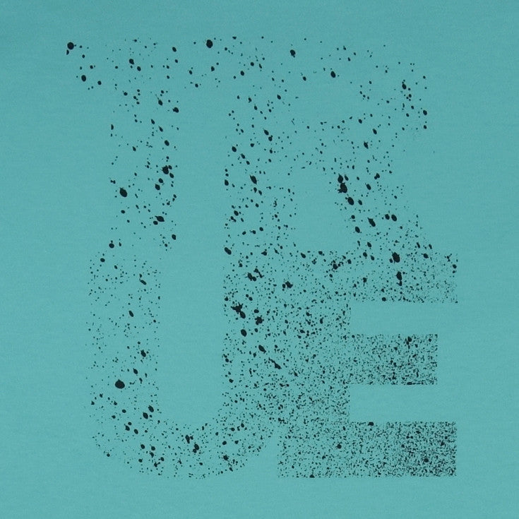 Mens True Splatter T-Shirt Mint/Black - Shop True Clothing