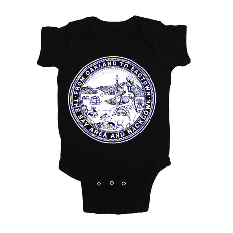 Kids True State Seal One Piece Black - Shop True Clothing