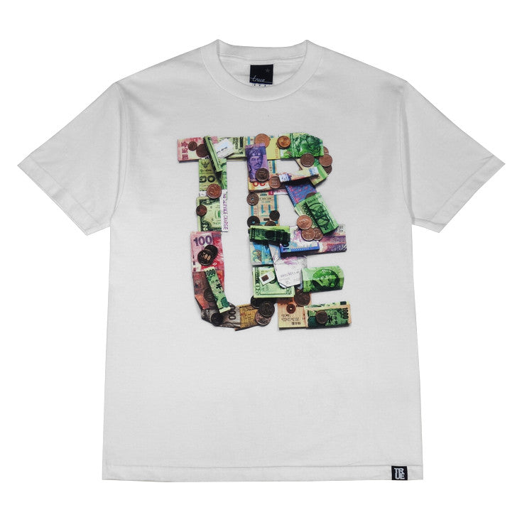 Mens True Travel Loot T-Shirt White - Shop True Clothing