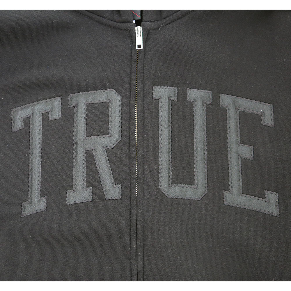 Mens True Arched Zip Hoodie Black - Shop True Clothing