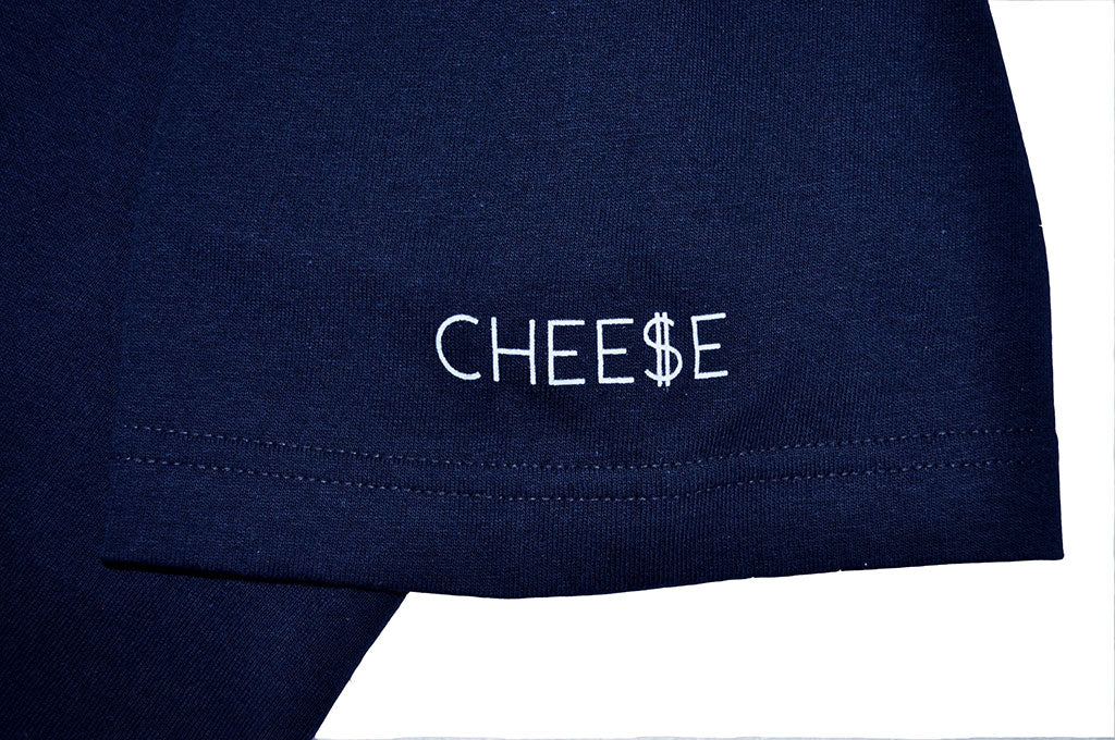 Mens True Cheese T-Shirt Navy - Shop True Clothing