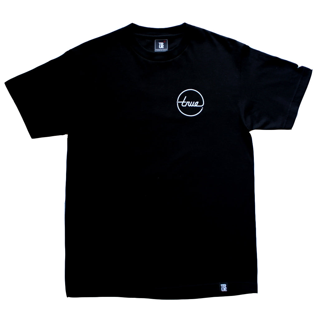 Mens True Circle Darkside T-Shirt Black