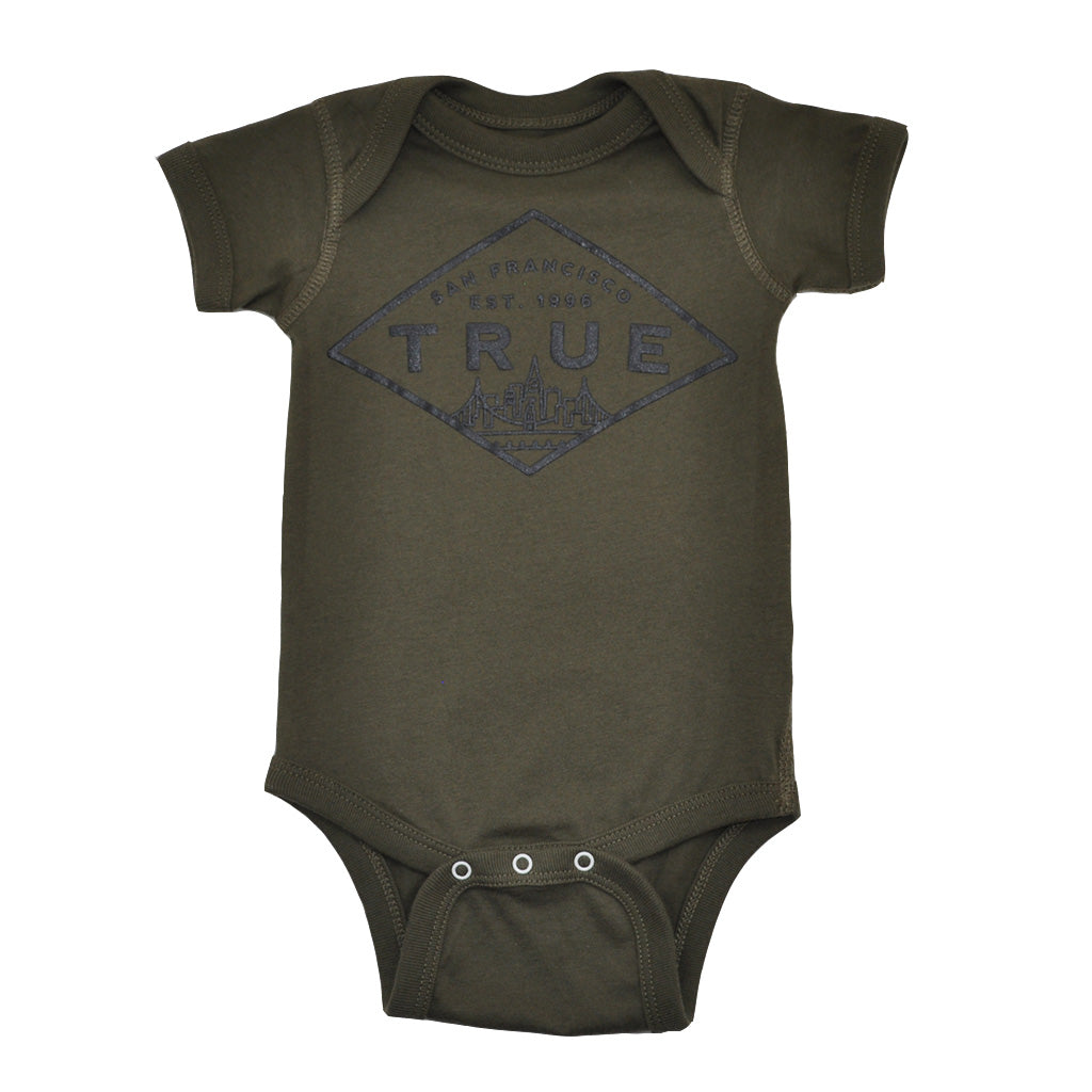 Kids True Established One Piece Olive - Shop True Clothing