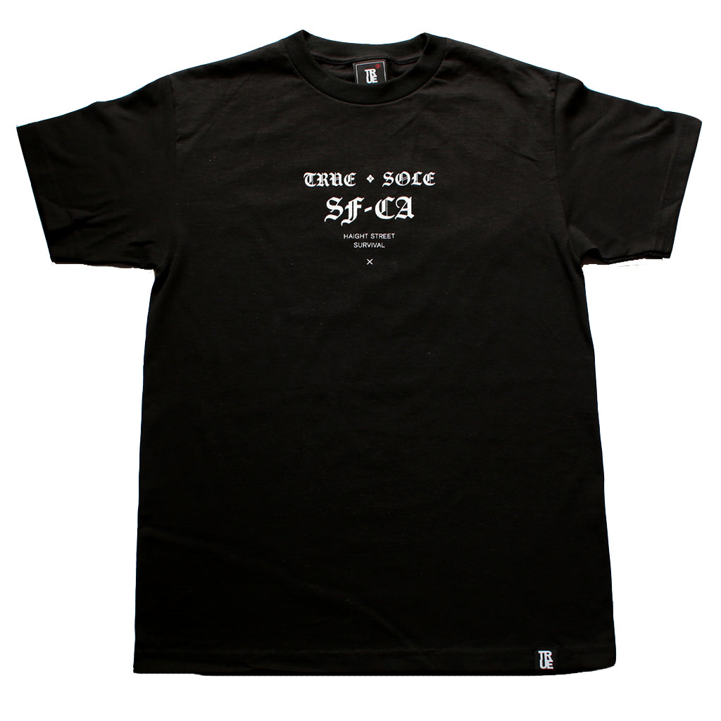 Mens True Goes Around T-Shirt Black