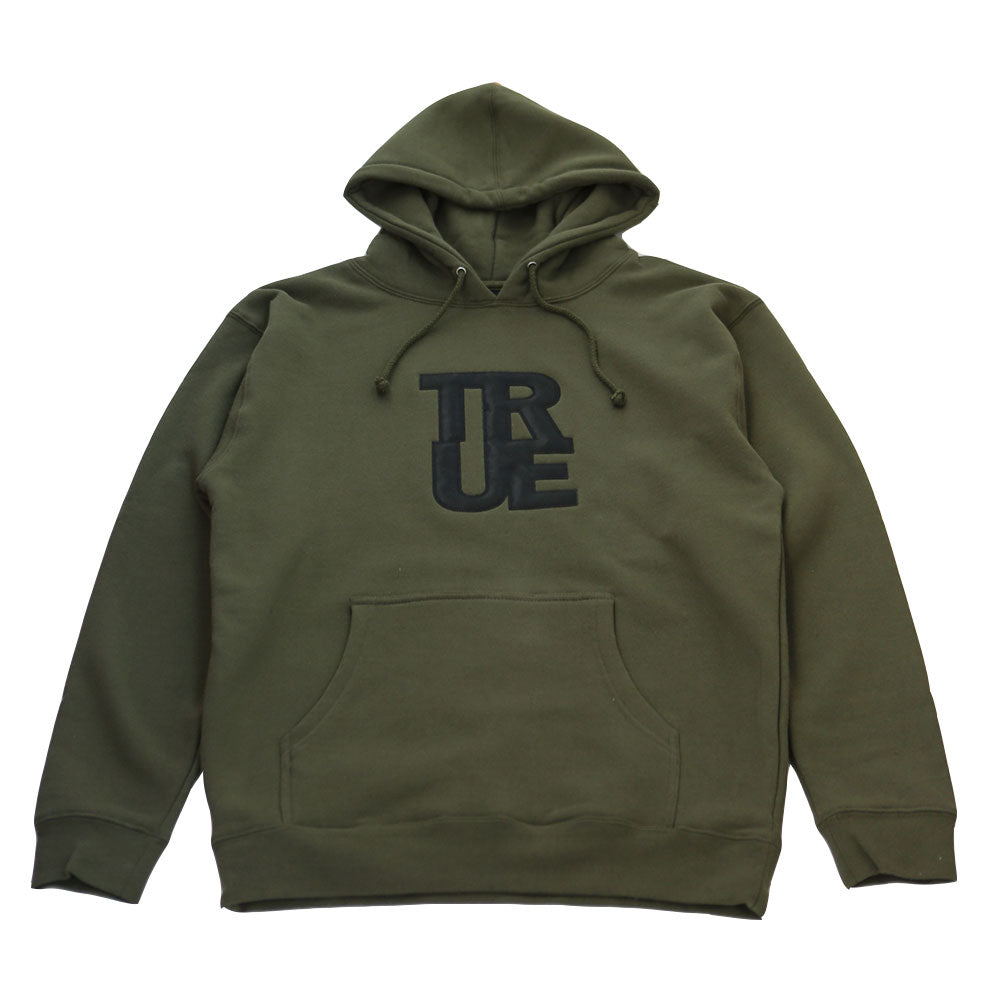 Mens True Logo Hoodie Olive
