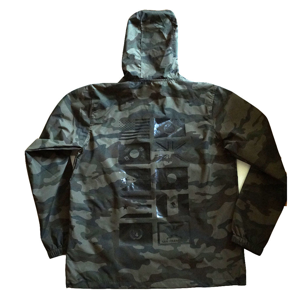 True Mens Nations Anorak Olive Camo – Shop True Clothing