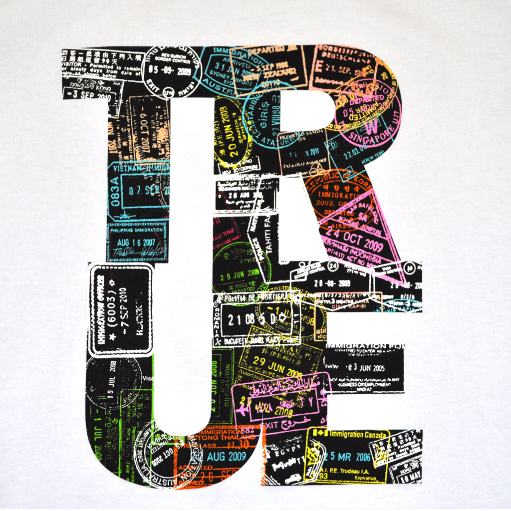 True Mens Passport T-Shirt White - Shop True Clothing